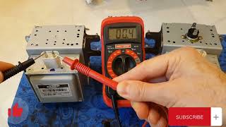 testing microwave magnetrons, how to identify good and bad ones