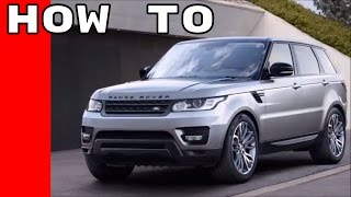 2017 Range Rover and RR Sport Features, Options, Owners Manual