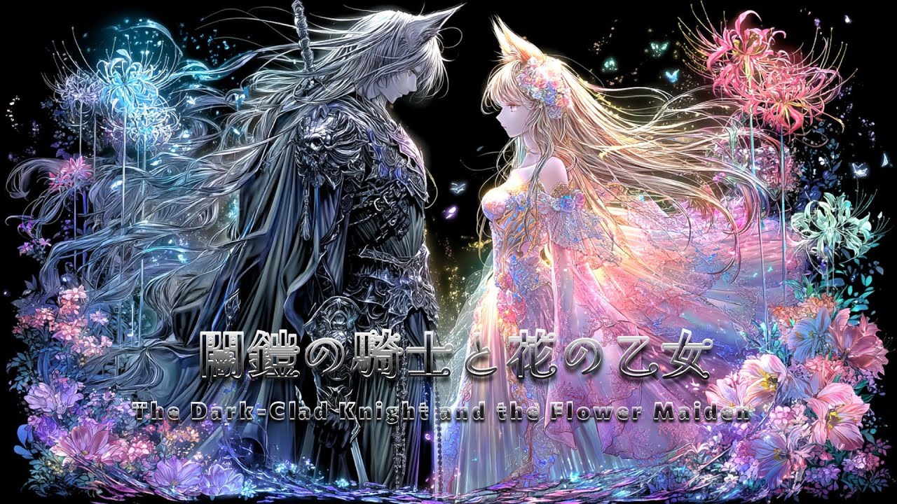 【幻想ケルト音楽】「闇鎧の騎士と花の乙女」-星霧の庭で紡がれる呪いと奇跡の1時間旅