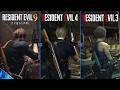 Resident Evil Requiem vs Resident Evil 4 &amp; 3 (Remake) | Graphics, Physics and Details Comparison