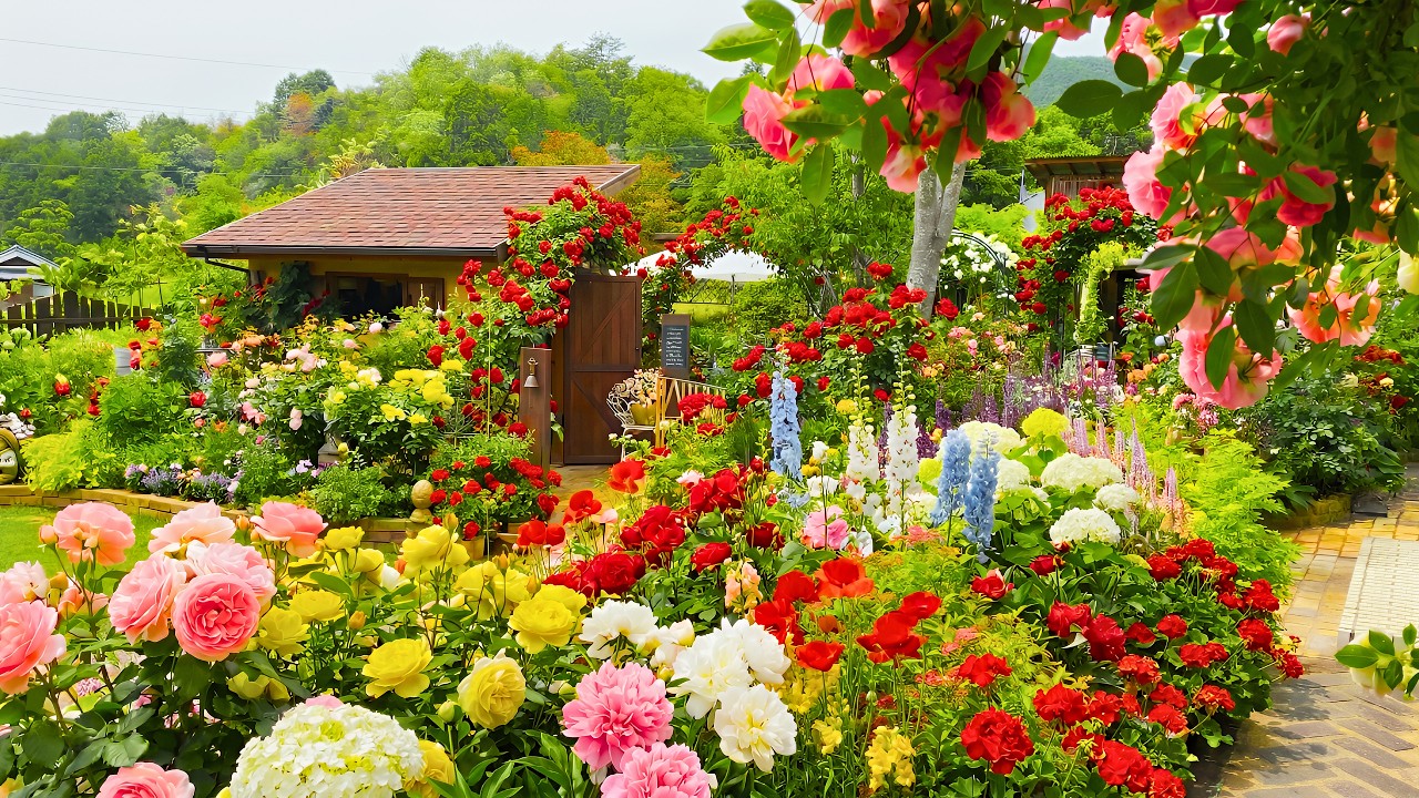 Most Beautiful Garden in the World 🌸 You Won't Believe This Place