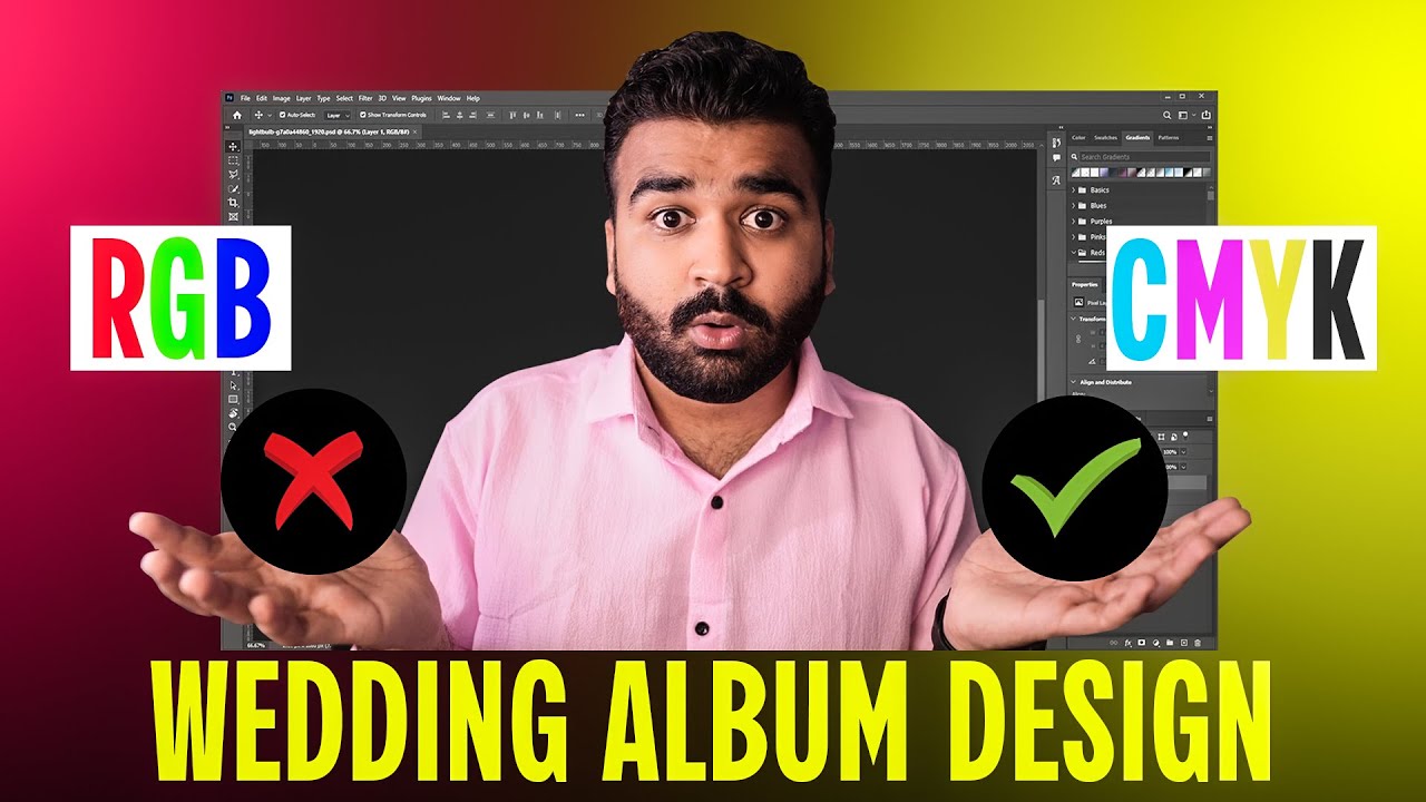 Wedding Album Design RGB mai Kare Ya CMYK mai?