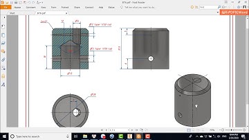 [#VADUNI] - Hướng dẫn tự học INVENTOR miễn phí - Bài tập Vẽ Inventor sô 6