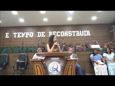 Agradecimento da professora Ana Patrícia.