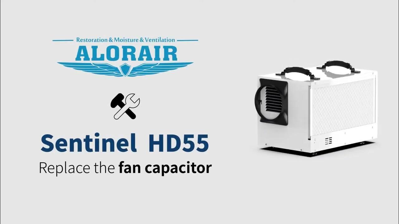 Sentinel HD55 Basement Dehumidifier Replace the Fan Capacitor YouTube