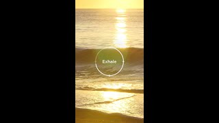 Breathing Exercise on a Maine Beach