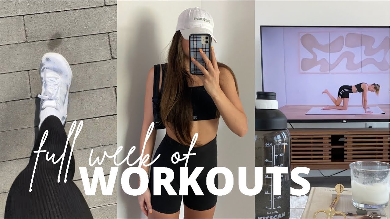 A FULL WEEK OF WORKOUTS: MY CURRENT LIFTING ROUTINE - YouTube