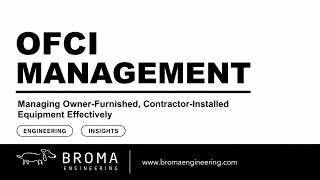 OFCI Management Explained: Avoid Delays, Disputes & Cost Overruns