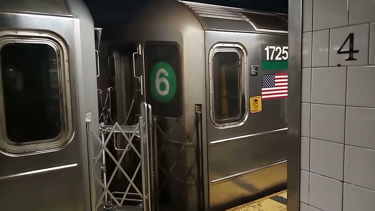 IRT Lexington Avenue Line: 4, 5, 6 Trains at Grand Central (R62A, R142)