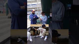 Jon Singleton names his MLB DEBUT LINEUP… 🤯⚾️ #shorts