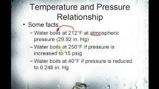 Module 3 Refrigerants - The Pressure Temperature Relastionship Video Lesson 3