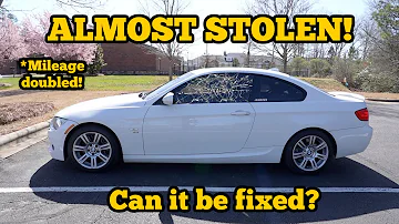 THEY TRIED TO STEAL HIS BMW...LETS DIAGNOSE AND FIX IT TOGETHER!