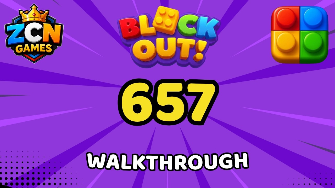 Block Out Level 657 Walkthrough | Full Solution - YouTube