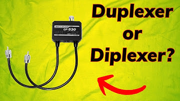 Duplexer or  Diplexer?  What is the difference?  Does it matter??