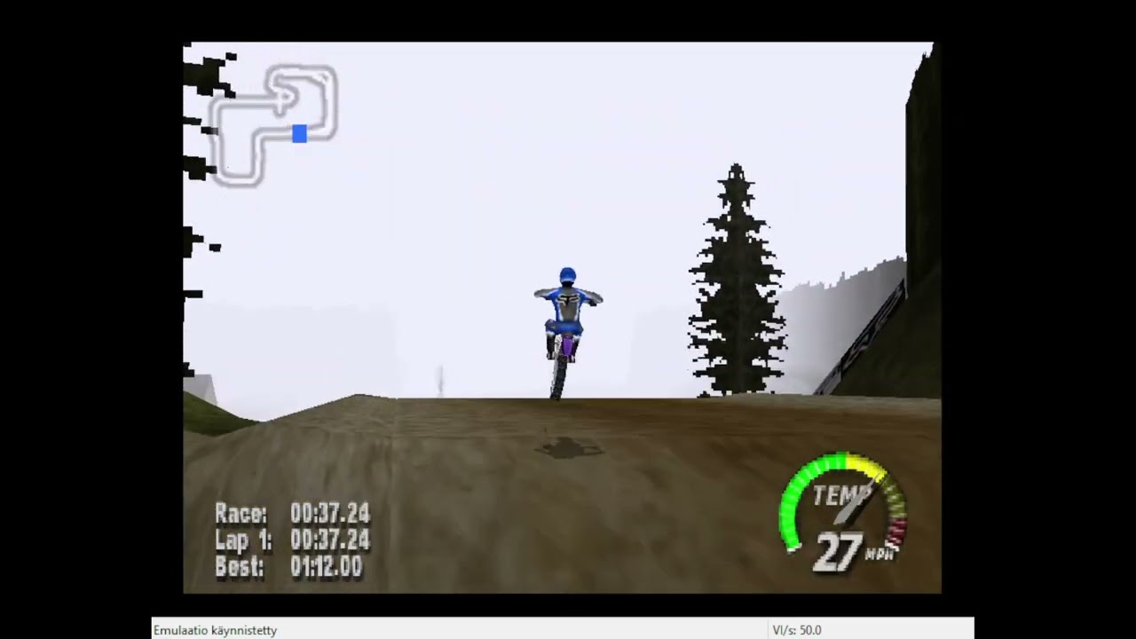 N64, PAL, Emulated, Excitebike 64, Time Trials, Lefty's Mill, 2:14.98, 1:06.02