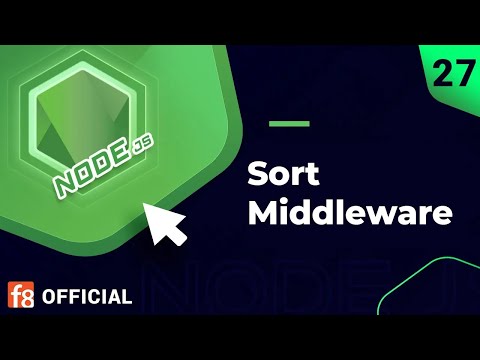 Sort middleware | Chức năng sắp xếp trang quản lý | Thực hành NodeJS