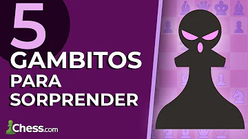 ¿Qué tipos de gambito hay?