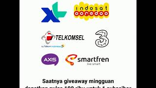 Giveaway Pulsa 100 ribu