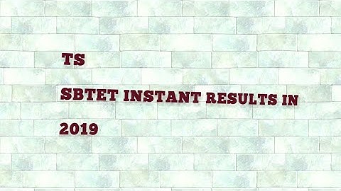 Ts sbtet c16 1st year 3rd 4th 5th &6th results  and sbtet instant results in 2019