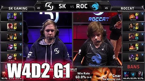 SK Gaming vs ROCCAT | S5 EU LCS Summer 2015 Week 4 Day 2 | SK vs ROC W4D2 G1