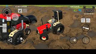 Indian Vehicles Simulator 3D | Swaraj Tractor Gameplay 🚜 Real Farming & Offroad Challenge screenshot 5