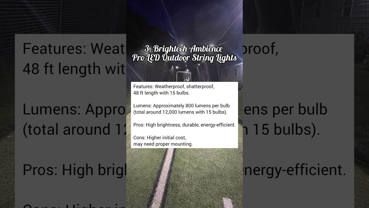 Best lighting options for your backyard batting cage! Husky, Harbor Freight and more 