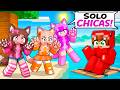 Atrapado en una ISLA de CHICAS LOBO en Minecraft!