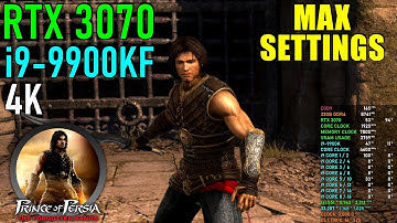 Prince of Persia The Forgotten Sands RTX 3070 & 9900K 4.6GHz - Max Settings 4K