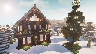 Cute Winter/Christmas Survival House ❄️⛄️🤍with download! screenshot 5