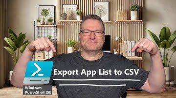 How to - Export Application List to CSV Using PowerShell – Tutorial