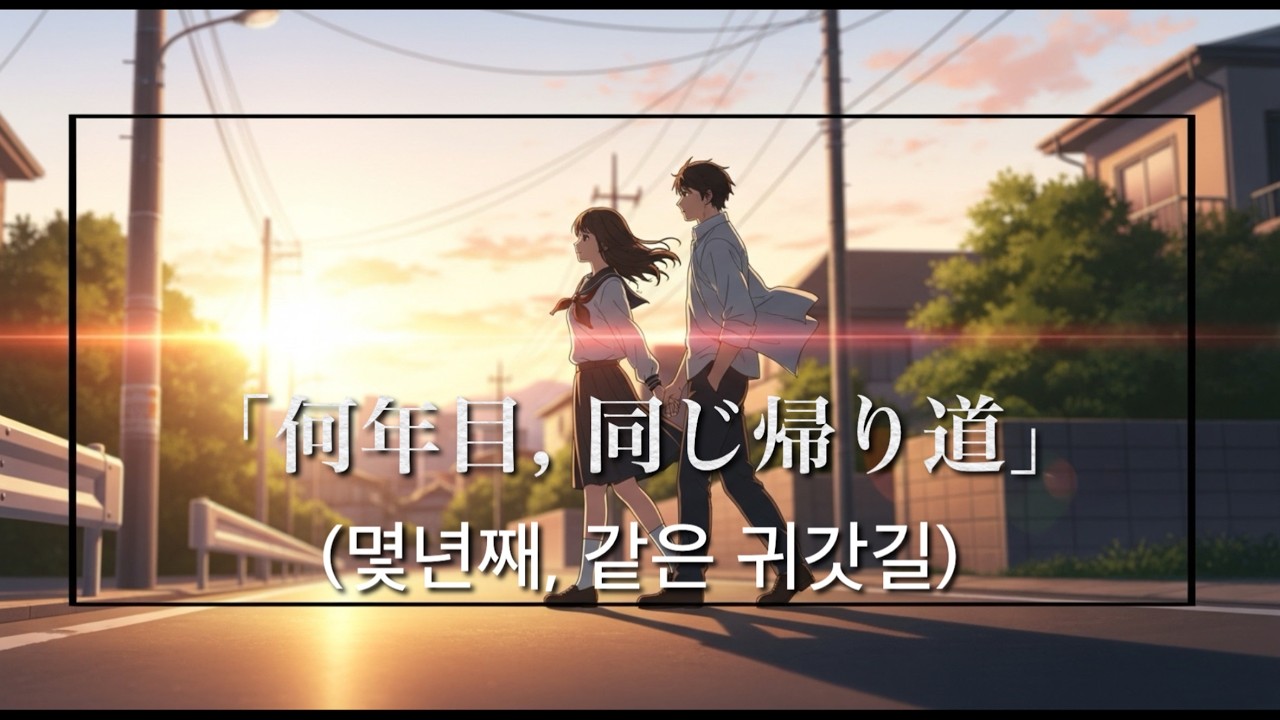 [J-POP] 「何年目, 同じ帰り道」/ 몇 년째, 같은 귀갓길