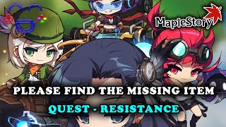 Please Find the Missing Item - Maplestory Edelstein Quest
