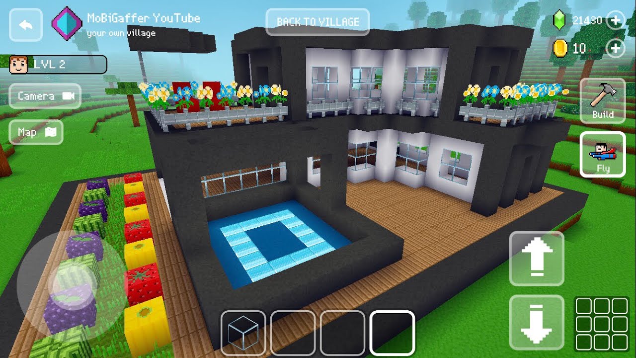 Block Craft 3D: Crafting Gameplay #4576 | Modern House 🏠 - YouTube