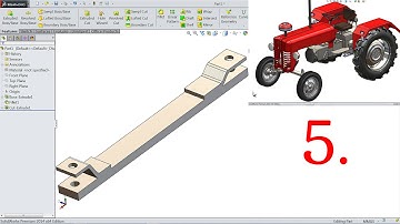 SolidWorks Tutorial Tractor 5.Back Coupling