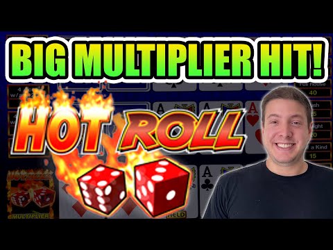 HITTING QUADS WITH A MULTIPLIER! Awesome Session! Hot Roll Poker!