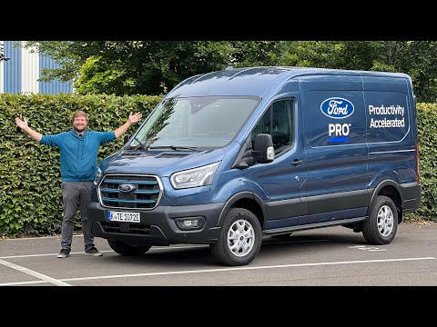 This Is The Electric Ford E-Transit & I Drive It For The First Time!