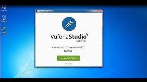 Installation of Vuforia Studio Enterprise