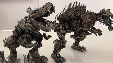 Transformers AOE Custom Dinobots Grimlock Slug TLK Scorn