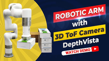 Robotic ARM demo using Time-of-Flight (ToF) Camera | DepthVista | e-con Systems