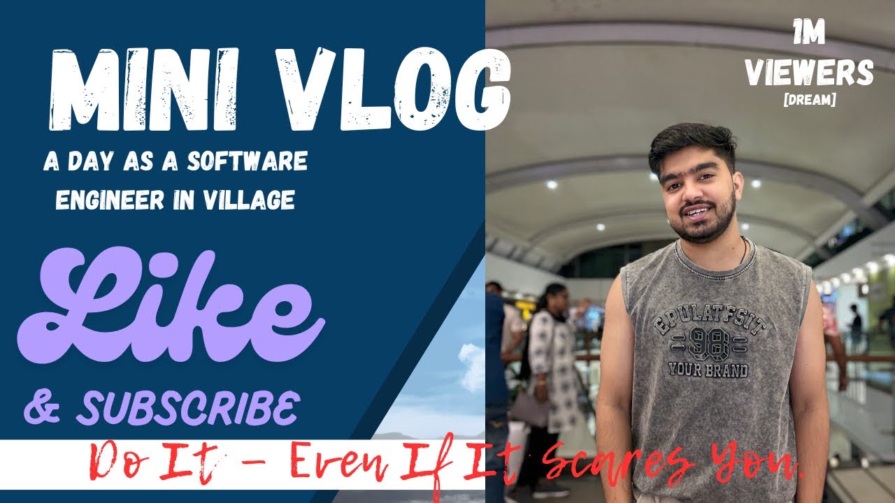 My Mini Vlog: Software Engineer Life + Village Edition 🌄💻 - YouTube