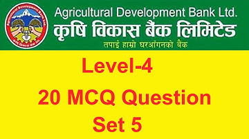 Krishi Bikash Bank Important Question || Banking Question Of ADBL Bank || Krishi Bikash Bank