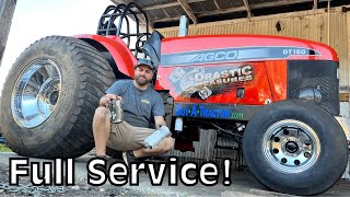 Servicing my 1800HP Pulling Tractor, Plus a Major Tire and Wheel Upgrade!