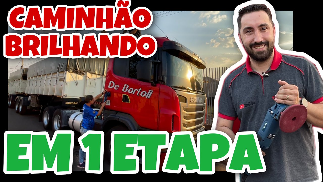 COMO FAZER POLIMENTO DE CAMINHÃO | Pintura PU é Facil?