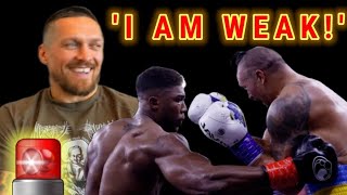 OLEKSANDR USYK (FINALLY) RESPONDS TO HIS WEAK TO- THE- BODY CLAIMS 'GOOD KEEP THINKING THAT!' 😱😱