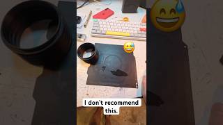Bad idea to print TPE on the Bambu Smooth PEI plate… lesson learned 😂 #bambu #3dprinting