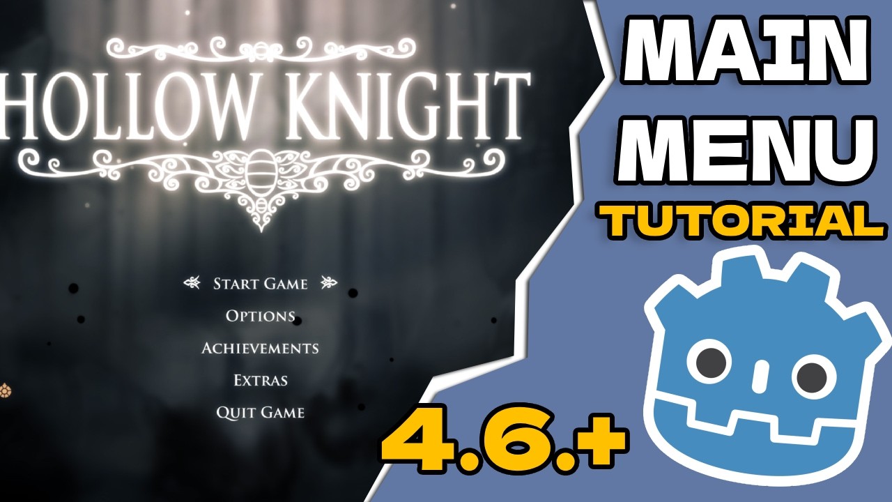 COMO HACER MAIN MENU en Godot 3D 4.6.+ / Tutorial - YouTube