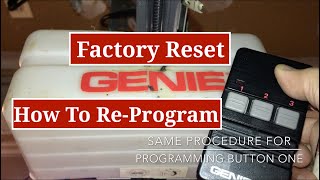 Famous How to Program a 3 button Genie Remote Garage Opener DIP Switch Model Profile
