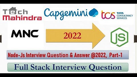 TCS Node js Interview Question Answer @2022 | FullStack | Mean stack interview questions Part-1