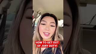 How to get excused from Jury Duty!