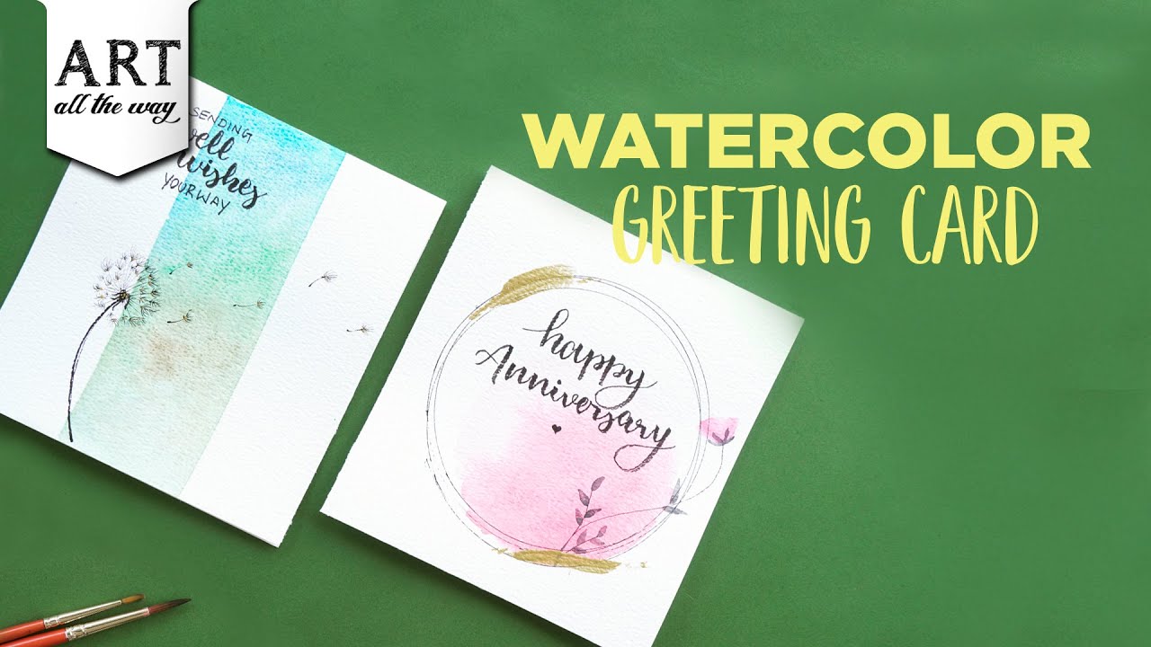 15 Minute Watercolor Cards